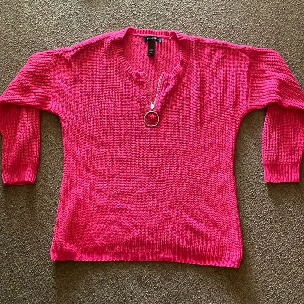 Pink sweater